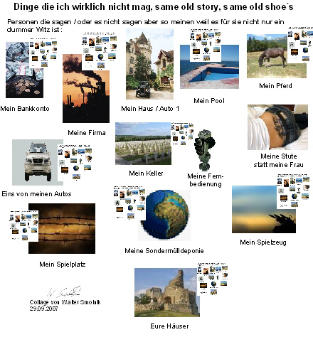 Collage Dinge die ich nicht mag mit Hollowgramm