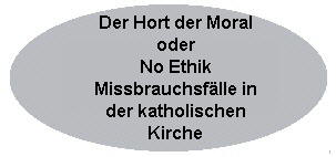 Der Hort der Moral oder No Ethik Missbrauch in der kaholischen Kirche