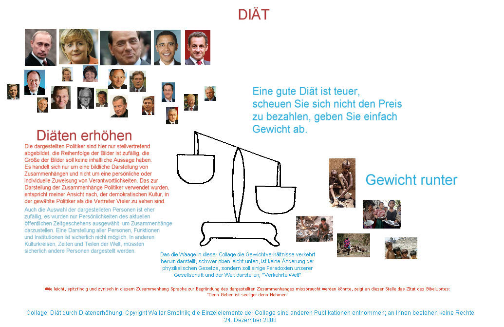 Dit Collage Geben ist seeliger denn Nehmen