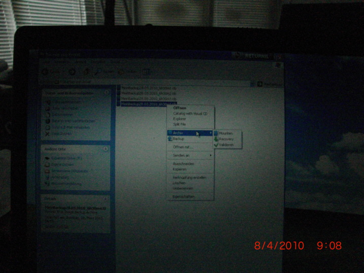 Fehlender Kontextpunkt Backup Fehlender Kontextpunkt Backup
