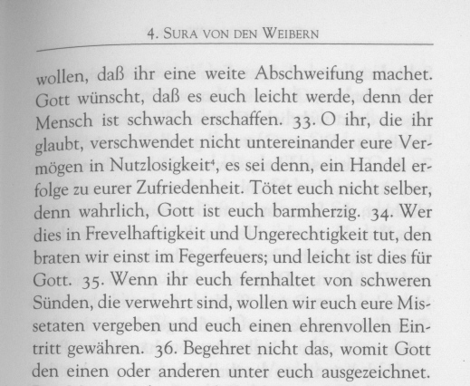 Koran Sure 4 Vers 34