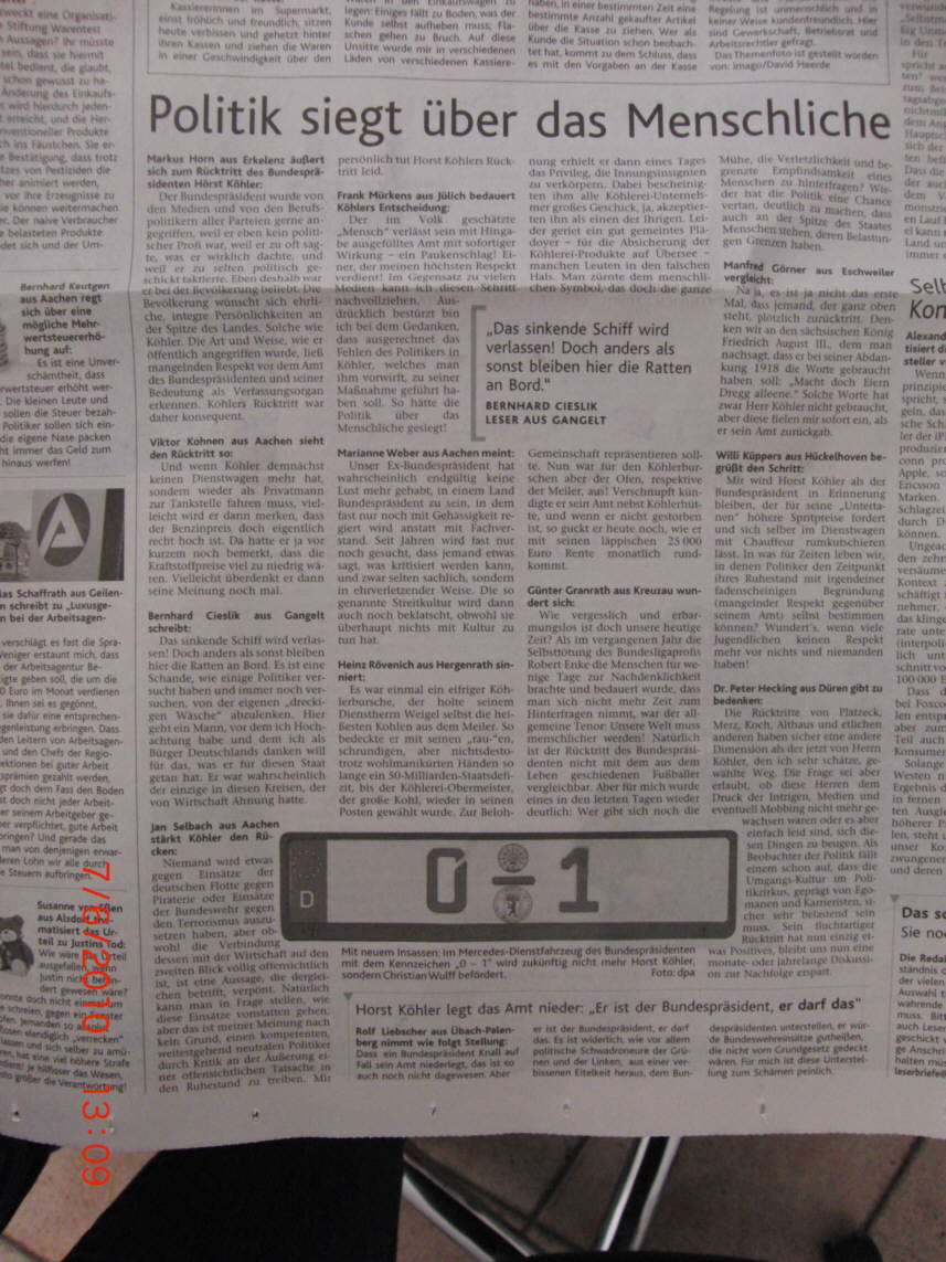 Presseschau Ratten und Schiffe