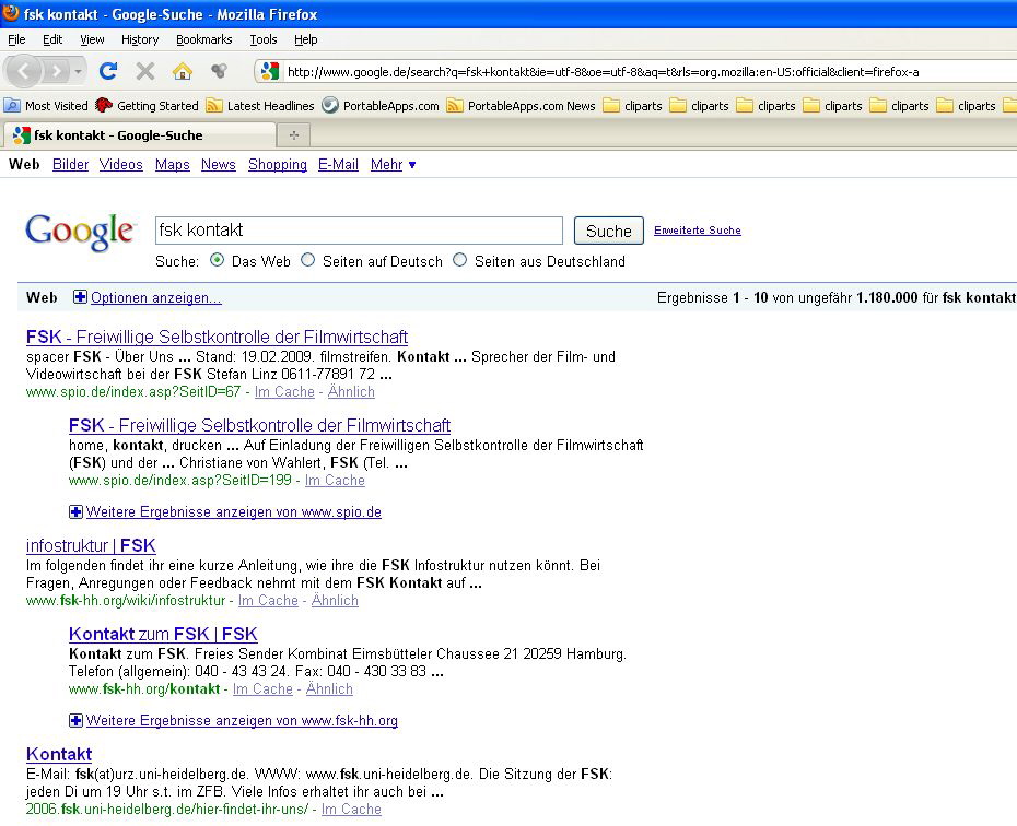 Kontakt zu FSK unter www spio de Kontakt zu FSK unter www spio de