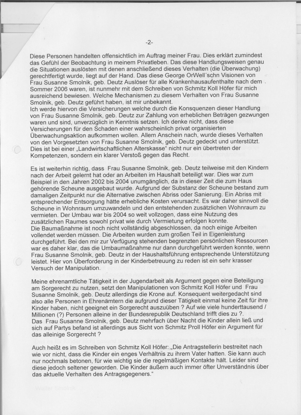 eigene Stellungnahme zu Bespitzelung Seite 2 eigene Stellungnahme zu Bespitzelung Seite 2