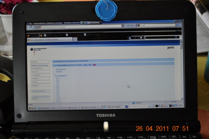 nicht amtliches Verzeichnis der Gesetze des BMJ Original klein