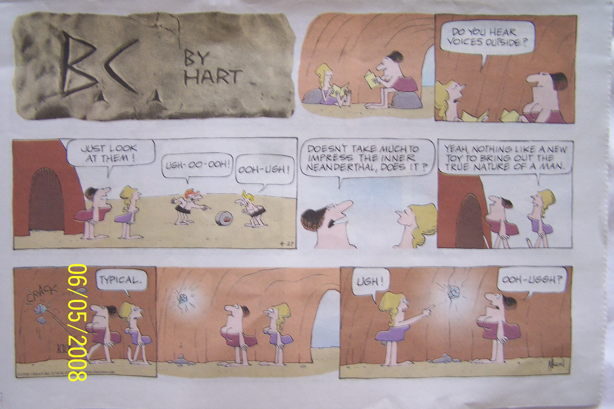 typisch Steinzeit Mann Frau